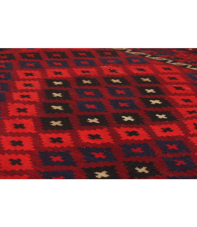 303x256cm  Vintage Kelim teppich im alten Stil aus 100 % Wolle Maimana