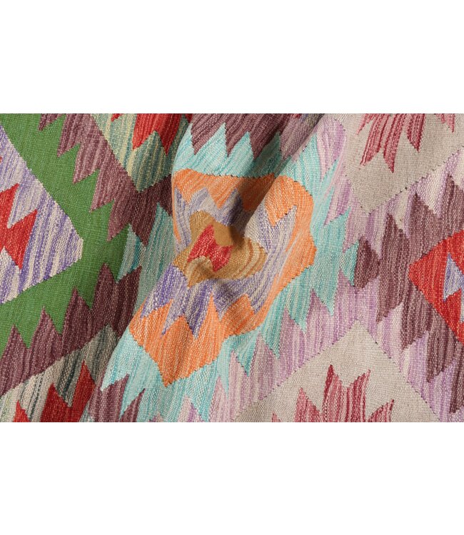 295x80 cm Handwoven Kelim Runner Wool Rug