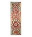 Kelimshop 299x83 cm Handgewebter Kelim Läufer  Wollteppich