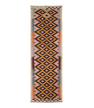 Kelimshop 287x85 cm Handwoven Kelim Runner Wool Rug Kelimshop 287x85 cm Handwoven Kelim Runner Wool Rug