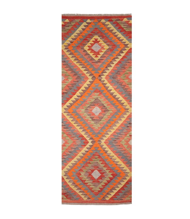 242x86 cm Handwoven Kelim Runner Wool Rug
