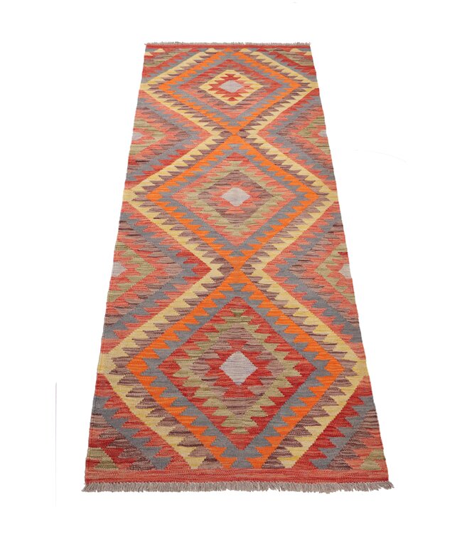 242x86 cm Handwoven Kelim Runner Wool Rug