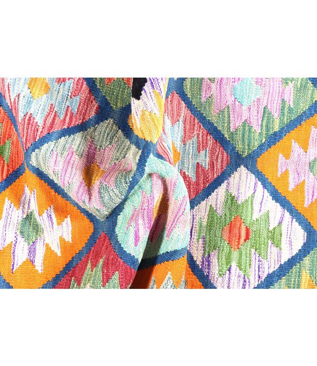 247x83 cm Handwoven Kelim Runner Wool Rug