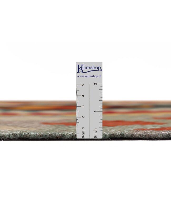 278x84 cm Handwoven Kelim Runner Wool Rug