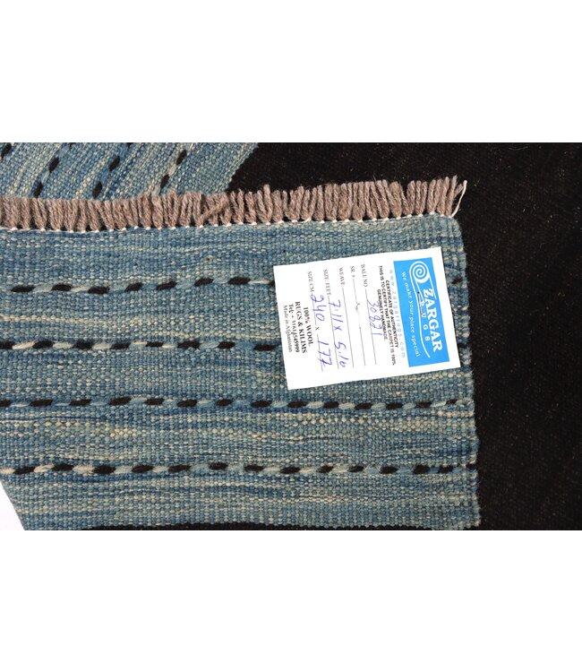 240x177 cm Handgeweven Moderne  Wollen Kelim Tapijt