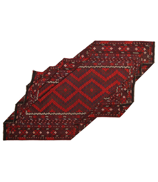 448x286cm Vintage Kelim Oude stijl 100% wollen Kelim Tapijt Maimana