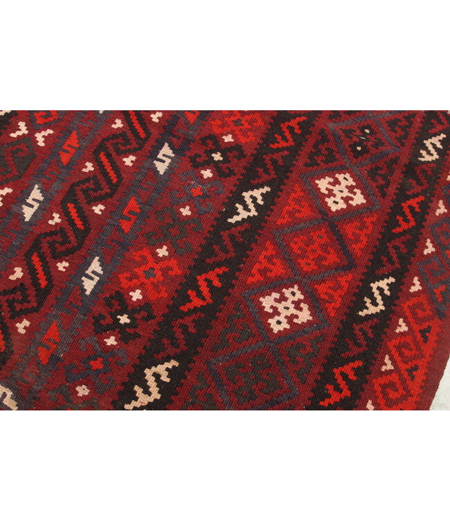 448x286cm Vintage Kelim Oude stijl 100% wollen Kelim Tapijt Maimana