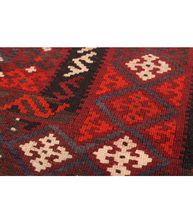 448x286cm  Vintage Kelim teppich im alten Stil aus 100 % Wolle Maimana