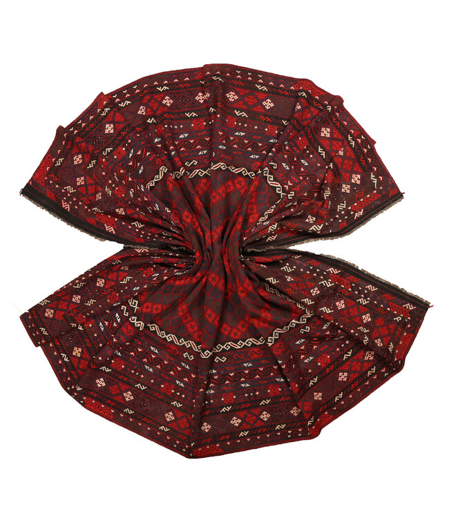 448x286cm  Vintage Kelim teppich im alten Stil aus 100 % Wolle Maimana