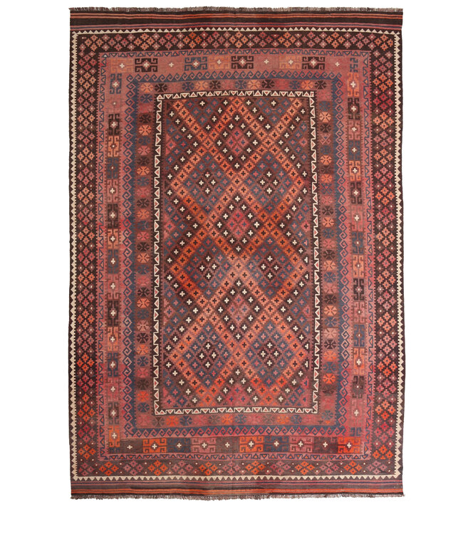 363x268cm Vintage Kilim Old style 100% wool Kilim Rug Maimana
