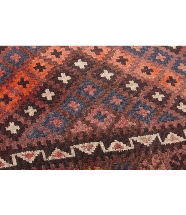 363x268cm Vintage Kelim teppich im alten Stil aus 100 % Wolle Maimana