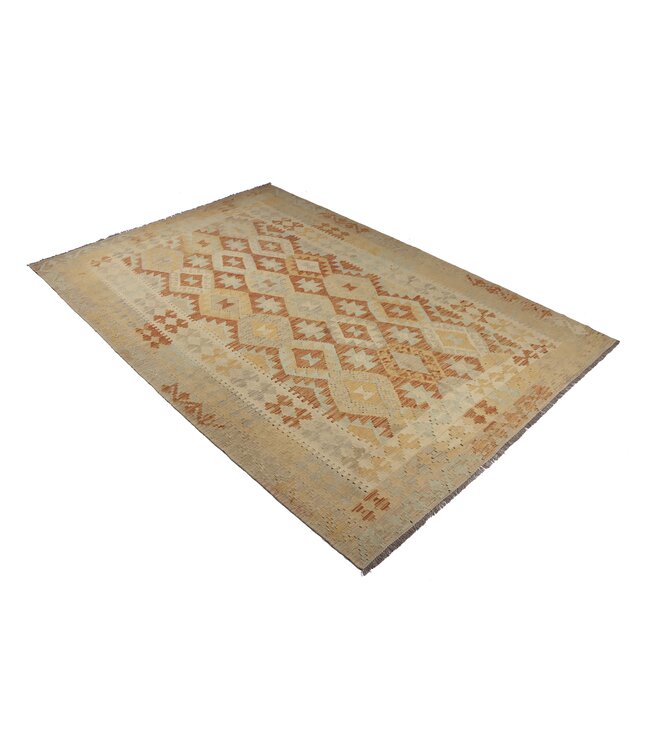 236x161 cm Handwoven Traditional Kelim Area Rug Wool Carpet