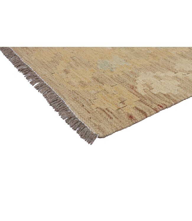286x191 cm Handwoven Traditional Kelim Area Rug Wool Carpet