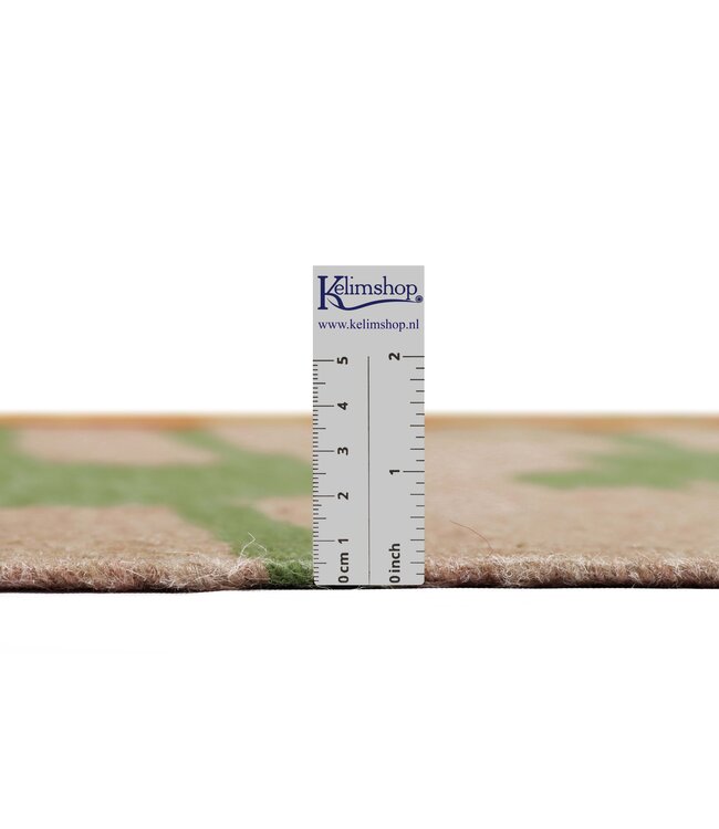 180x176 cm Handgewebter Moderner  Woll-Kelim-Teppich