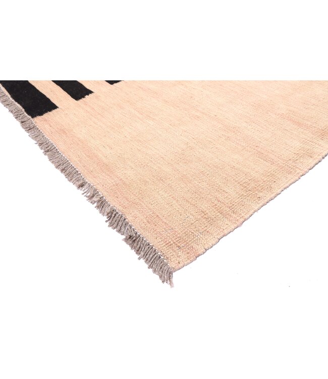 203x152 cm Handgewebter Moderner  Woll-Kelim-Teppich