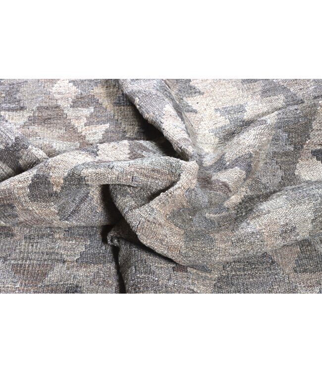 197x150 cm Handwoven Natural  Wool Kelim Area Rug