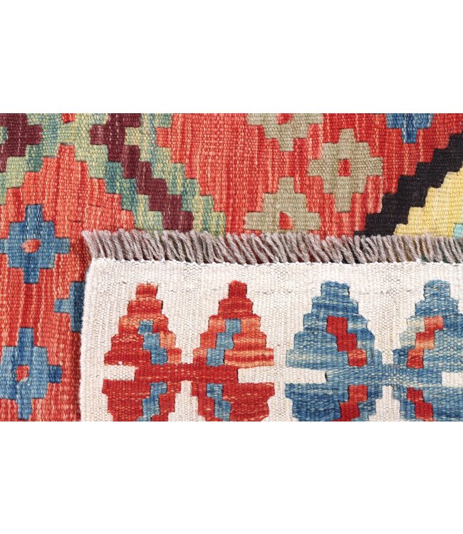 246x197 cm Handgewebter Traditioneller Kelim Teppich Woll