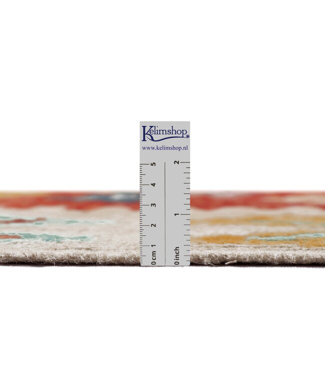 246x197 cm Handgewebter Traditioneller Kelim Teppich Woll