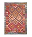 Kelimshop 200x149 cm Handgeweven Traditionele Kelim Vloerkleed Wol Tapijt