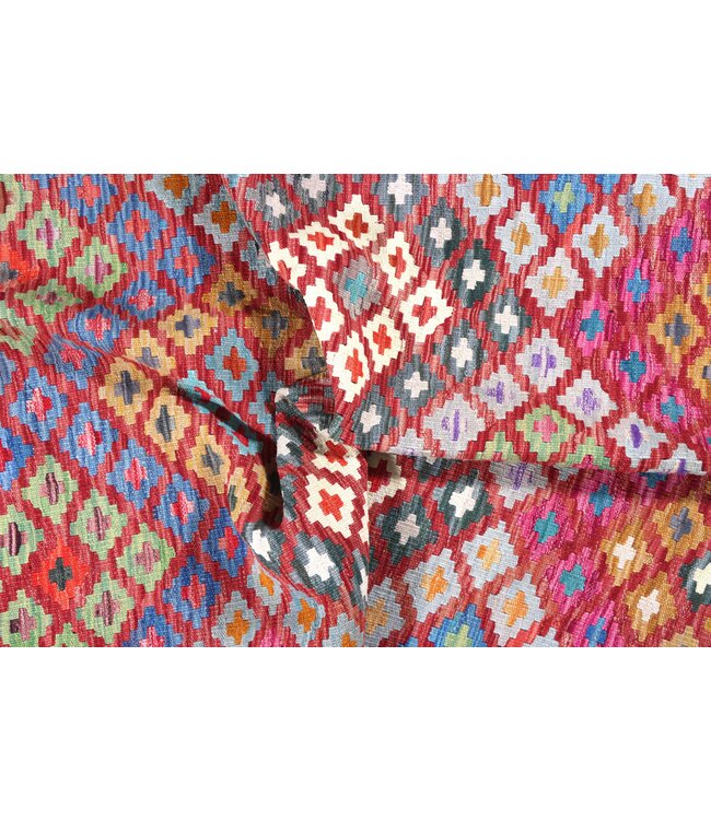 200x149 cm Handgewebter Traditioneller Kelim Teppich Woll