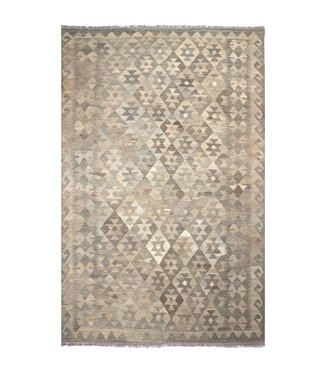 Kelimshop 247x165 cm Handgewebter Kelim-Teppich Natürlicher Wolle