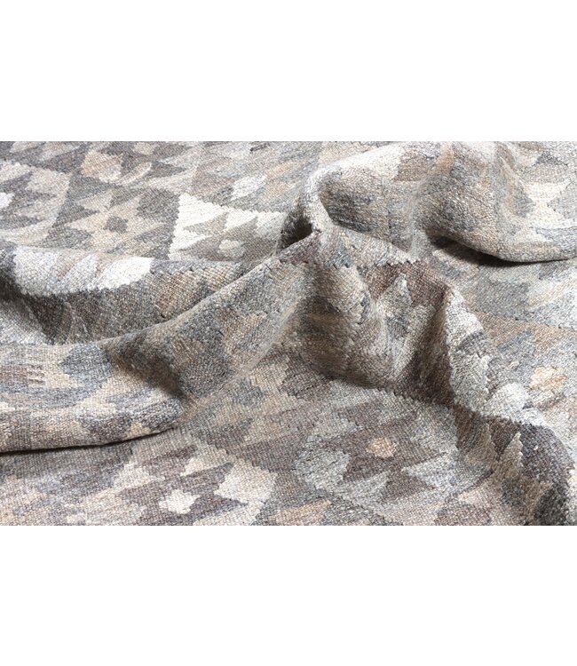 247x165 cm Handwoven Natural  Wool Kelim Area Rug