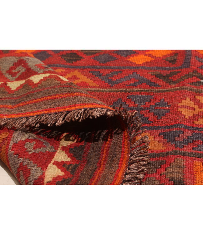 316x230cm Vintage Kelim teppich im alten Stil aus 100 % Wolle Maimana