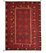 Kelimshop 396x263cm  Vintage Kelim teppich im alten Stil aus 100 % Wolle Maimana