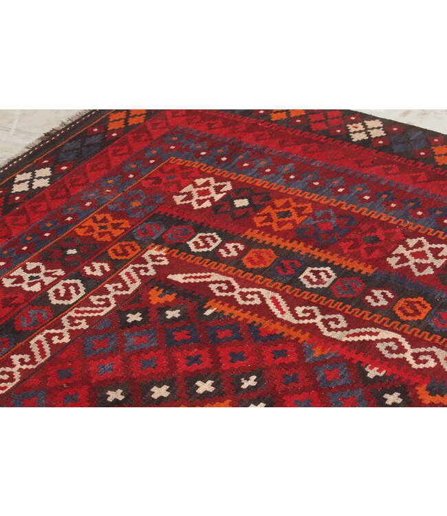 396x263cm Vintage Kilim Old style 100% wool Kilim Rug Maimana