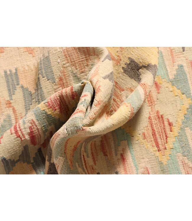 294x76 cm Handwoven Kelim Runner Wool Rug