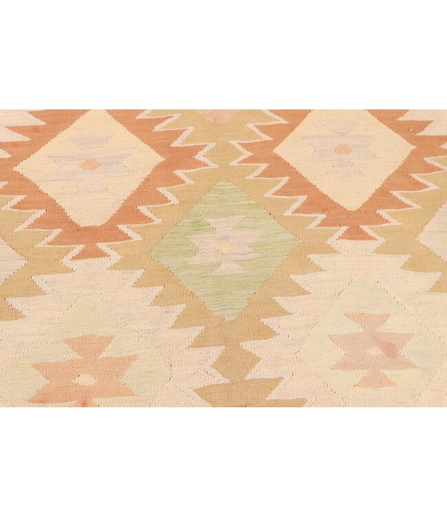 203x143 cm Handgewebter Traditioneller Kelim Teppich Woll