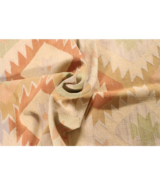 203x143 cm Handgewebter Traditioneller Kelim Teppich Woll