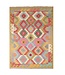 Kelimshop 200x152 cm Handgewebter Traditioneller Kelim Teppich Woll