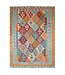Kelimshop 204x157 cm Handwoven Traditional Kelim Area Rug Wool Carpet
