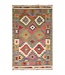 Kelimshop 189x124 cm Handgeweven Traditionele Kelim Vloerkleed Wol Tapijt