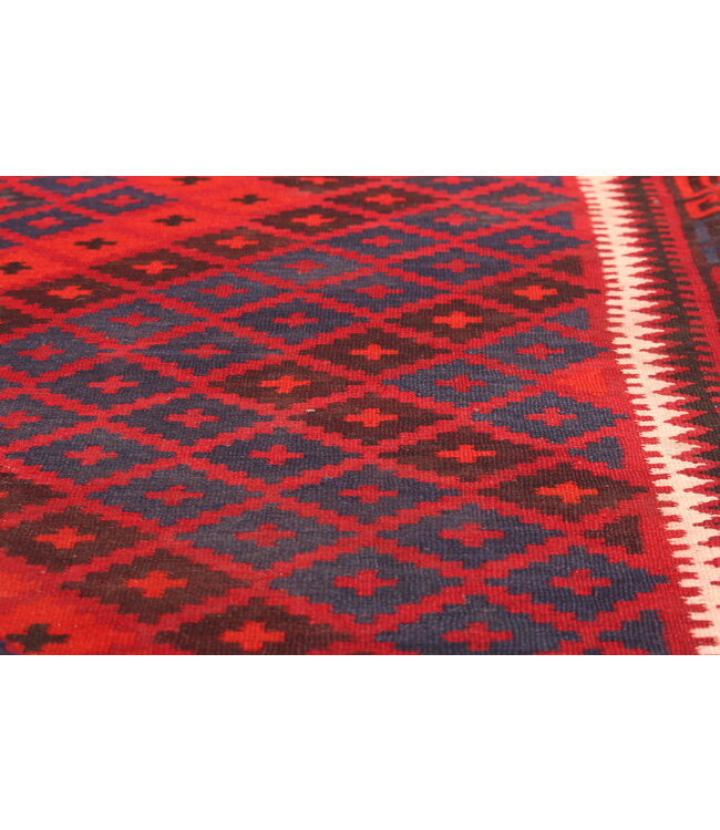 431x304cm Vintage Kelim Oude stijl 100% wollen Kelim Tapijt Maimana