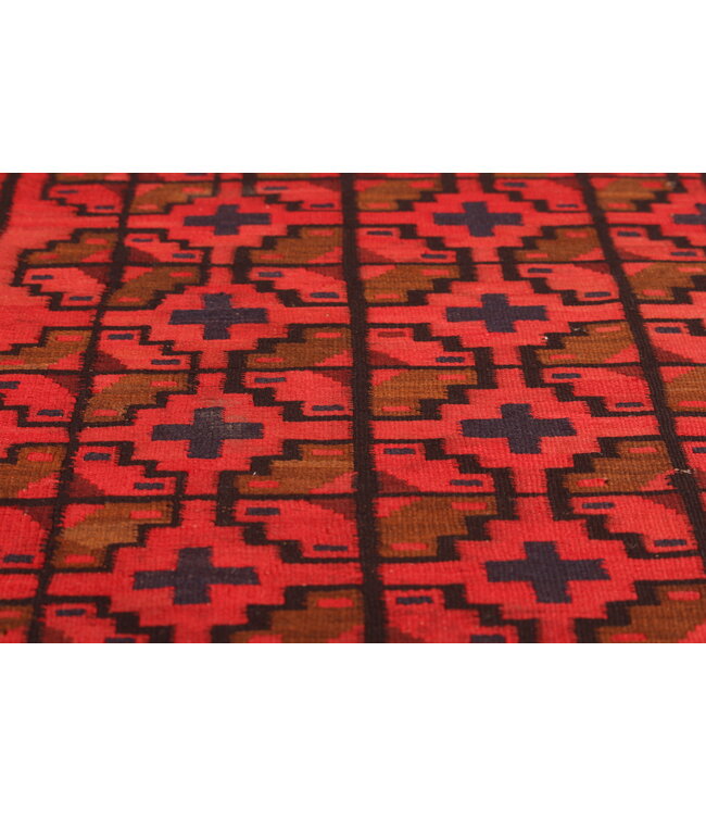 405x243cm Vintage Kelim teppich im alten Stil aus 100 % Wolle Maimana