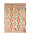 Kelimshop 196x153 cm Handwoven Traditional Kelim Area Rug Wool Carpet