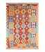 Kelimshop 207x152 cm Handgewebter Traditioneller Kelim Teppich Woll