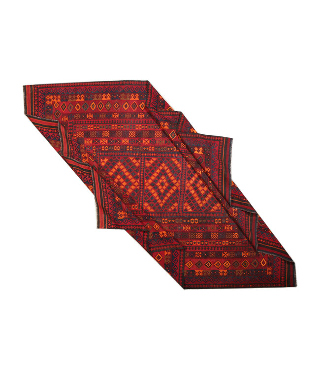 372x289cm Vintage Kelim teppich im alten Stil aus 100 % Wolle Maimana