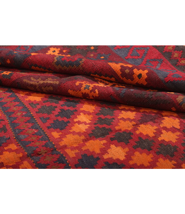 372x289cm Vintage Kelim teppich im alten Stil aus 100 % Wolle Maimana