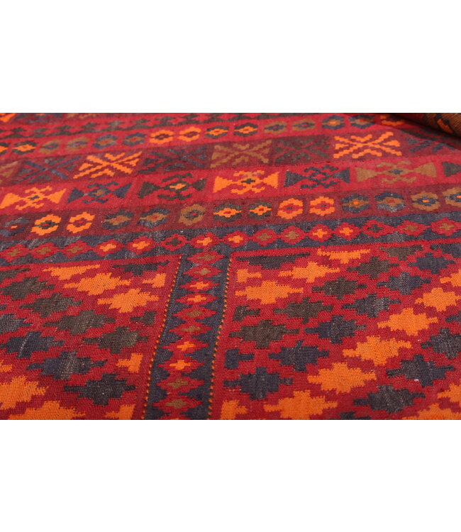 372x289cm Vintage Kelim teppich im alten Stil aus 100 % Wolle Maimana