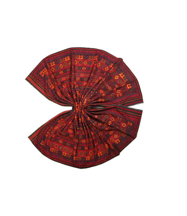 372x289cm Vintage Kelim Oude stijl 100% wollen Kelim Tapijt Maimana