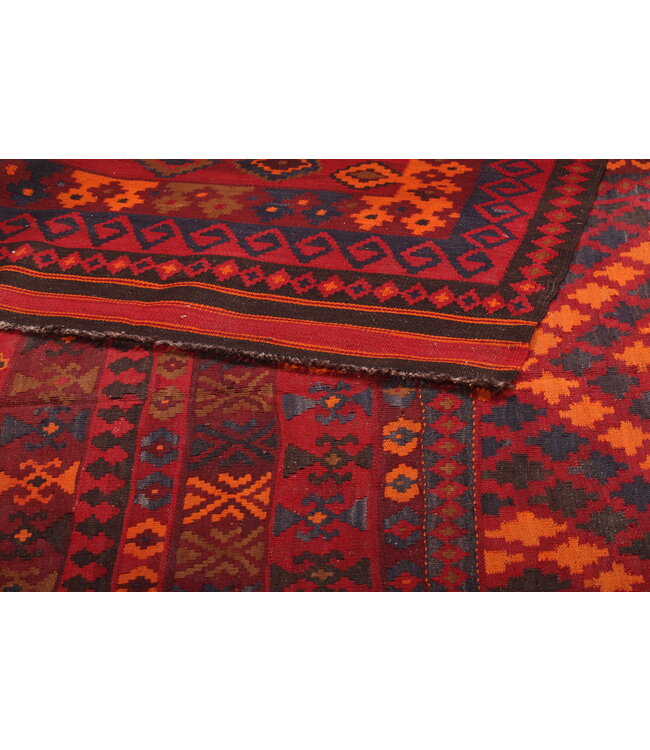 372x289cm Vintage Kelim teppich im alten Stil aus 100 % Wolle Maimana