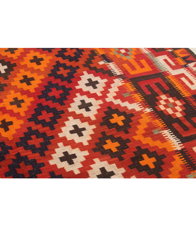 365x203cm  Vintage Kilim Old style 100% wool Kilim Rug Maimana