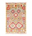 Kelimshop 188x122 cm Handgewebter Traditioneller Kelim Teppich Woll