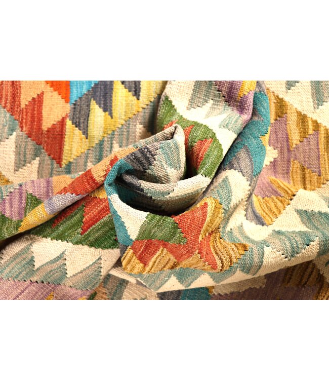 178x125 cm Handgewebter Traditioneller Kelim Teppich Woll