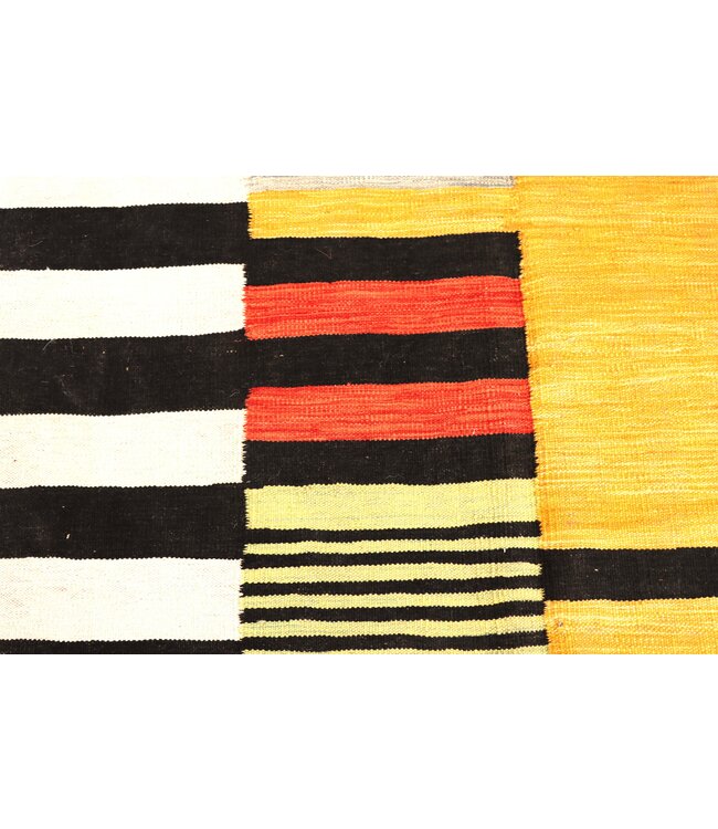 186x119 cm Handgeweven Moderne  Wollen Kelim Tapijt