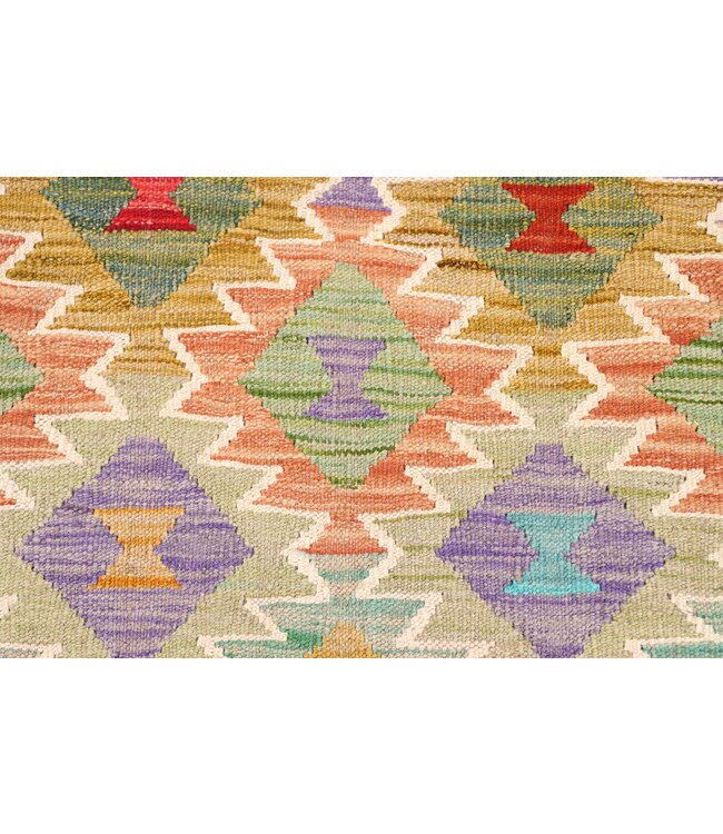 181x121 cm Handwoven Traditional Kelim Area Rug Wool Carpet