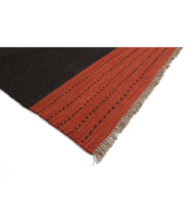 240x186 cm Handgeweven Moderne  Wollen Kelim Tapijt